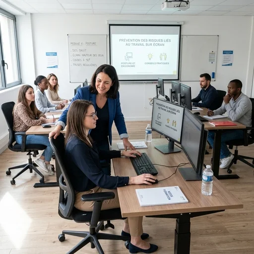 formation travail sur écran